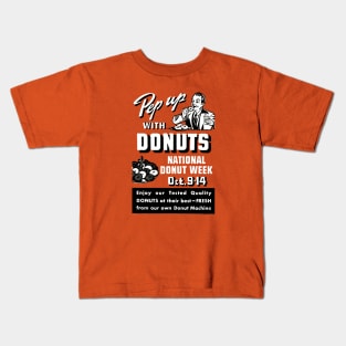 1941 Pep Up with Donuts Kids T-Shirt